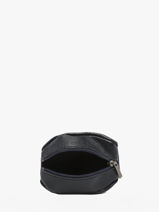 Leather Coin Purse Madras Etrier Blue madras EMAD043-vue-porte