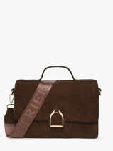 Sac Bandouli�re M Altesse Suede Etrier Marron altesse suede EASU048M