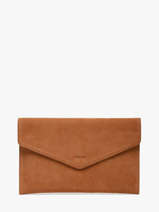 Large Leather Paddock Clutch Bag Etrier Brown paddock EPAD075L