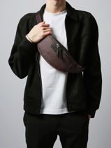 Sac Banane Light Etrier Marron light ELIS735M-vue-porte