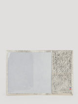 Leather Etincelle Iris�e Passport Holder Etrier Gold etincelle irisee EETI025-vue-porte