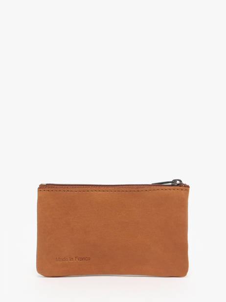 Porte-monnaie Oil Cuir Etrier Marron oil EOIL612 vue secondaire 2